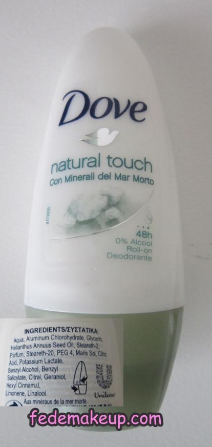 Review Dove Natural Touch con minerali del mar morto