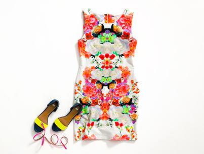 H&M; nuovi arrivi estate 2012, il versatile abito a fiori