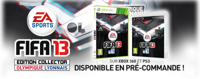 FIFA 13 : sito dell'Olympique Lyonnais rivela la Collector's Edition