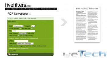 Fivefilters.org: come convertire i feed RSS in PDF e pagine web per Kindle