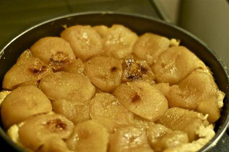 Tarte Tatin: French apple pie, prepared upside down