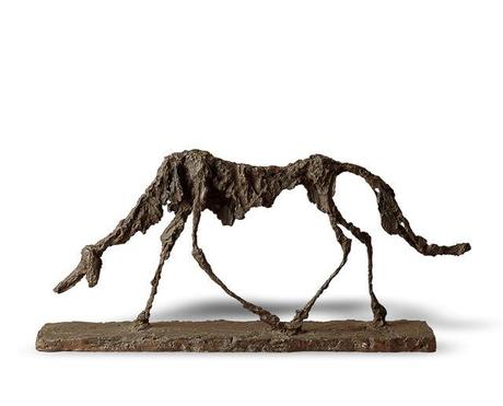 Alberto Giacometti, Le Chien, 1957, Bronze, cm 43 x 92, Forte di Bard, Valle d'Aosta