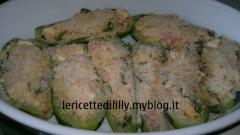 zucchine,forno,ripiene,gratinate,prosciutto,mozzarella