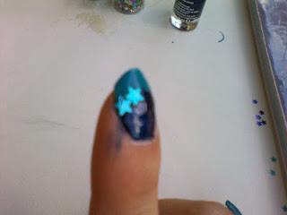 * Nail art...Forza Azzurri *