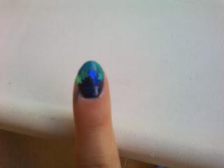 * Nail art...Forza Azzurri *