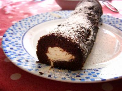 Ricetta del rotolo cacao e panna da una pessima blogger