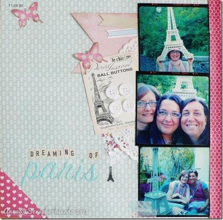 scrapbooking -  dreaming of Paris - 2012