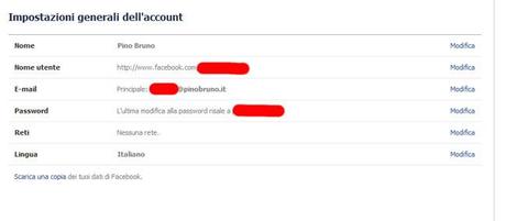 A me Facebook non ha cambiato la mail