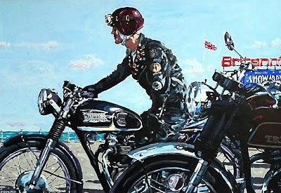 Vintage Motorcycle art #3