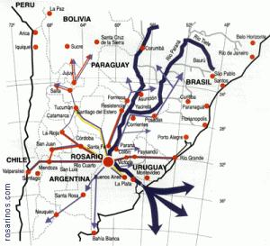Idrovie del Mercosur e bioceaniche