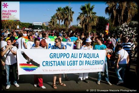 Foto del Gruppo Ali d'Aquila, Cristiani LGBT al Palermo Pride 2012