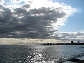 Immagini Giapponesi- il mare interno al tramonto