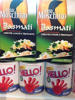 Uomini al supermarket per Moschino!