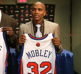 Mobley alla presentazione in maglia Knicks - © Getty Image - nba.com