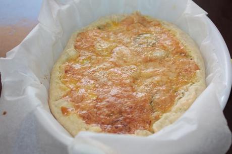 Quiche con zucchine e formaggio