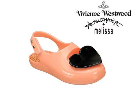 Mini Melissa - Vivienne Westwood Heart Salmone