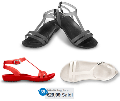 Sandali Crocs in saldo