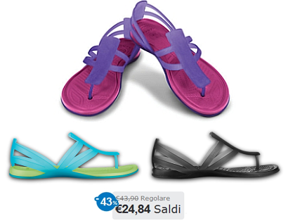 Sandali Crocs in saldo