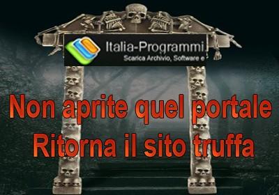 Non aprite quel portale - ritorna il sito truffa