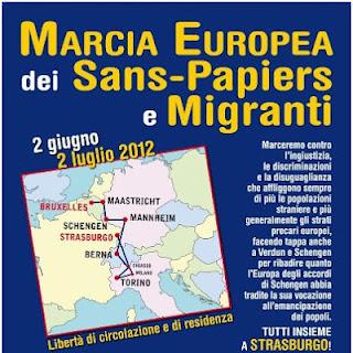 La marcia europea dei senza permesso di soggiorno