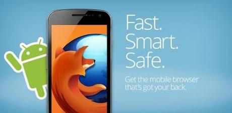 Firefox 14 esce dalla beta nel Google Play ed arriva la versione stabile, più veloce del doppio