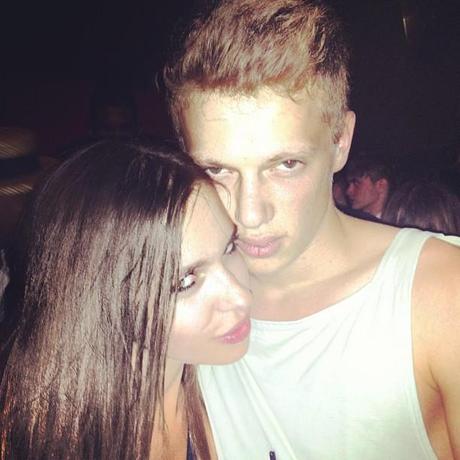 PARTY INDEPENDENTMEN MILANO - FASHION WEEK JUNE 2012 - ELEVEN CLUB - MODEL CRISTIAN GRIB & OLGA.