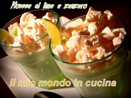 MINI MOUSSE ESOTICHE AL LIME E ZENZERO