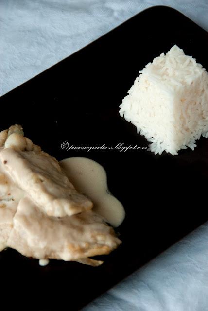 Scaloppina di branzino al cocco e citronella (Escalope of sea-bass with coconut and lemongrass)