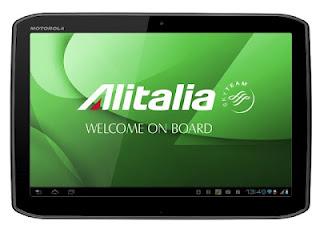 Il Tablet Motorola XOOM 2 Prende il volo con Alitalia