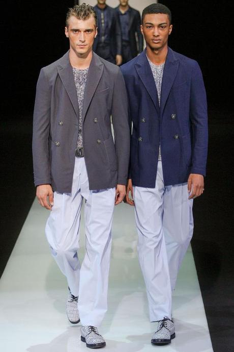 ONNYS AHO per GIORGIO ARMANI SS 2013 - FASHION WEEK MILANO