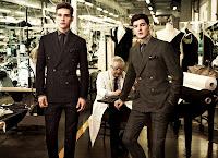 Sam Webb e Andrea Preti per Corneliani a/ i 2012/13