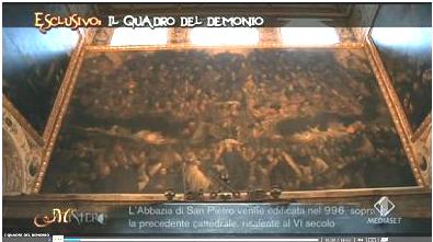 Il “Mistero” di Italia 1 a Perugia: LA TELA “DEMONIACA” PIU’ GRANDE AL MONDO, situata nella Basilica di San Pietro