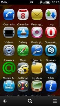 Come fare per rendere simile allo stile MeeGo Harmattan la schermata dei Symbian Belle e Belle FP1, con Extend Menu Grid.