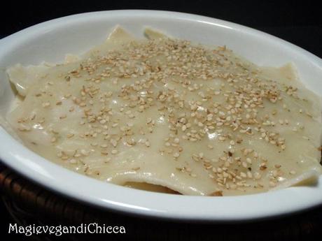 Lasagnette con urad (lenticchie indiane)