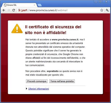 La sicurezza informatica non abita a Cuneo