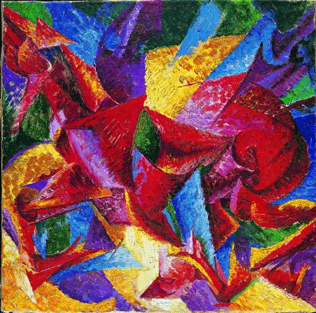 Umberto Boccioni, Forme Plastiche di un Cavallo, 1913-1914, Fondation Pierre Gianadda, collezione Merzbacher, mostre vicino a Milano, arte expo