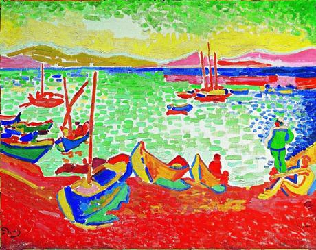 André Derain, Bateaux dans le port de Collioure, 1905, Fondation Pierre Gianadda, Martigny, mostra vicino a Milano, arte expo