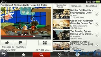 Sony rilascia l’app ufficiale YouTube per PS Vita