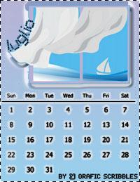Calendario mese di Luglio Free Download