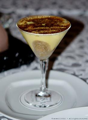 Tiramisù… e coppe Martini.