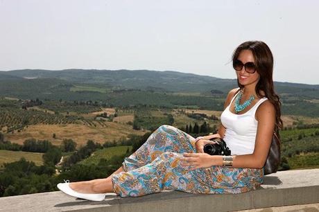 OUTFIT:Turquoise in Chianti