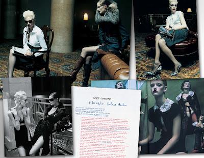 Dolce & Gabbana donna a/i 2005: Helmut Newton tribute