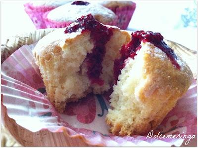 MUFFIN AL LIMONE CON CREMA DI LAMPONE