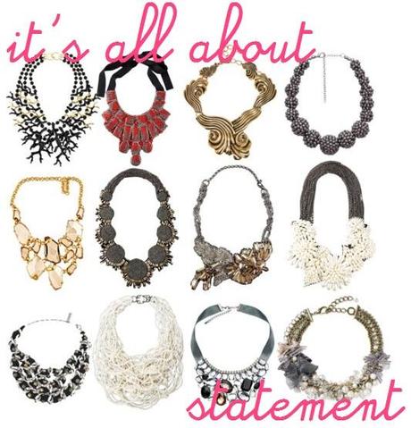 Statement necklaces