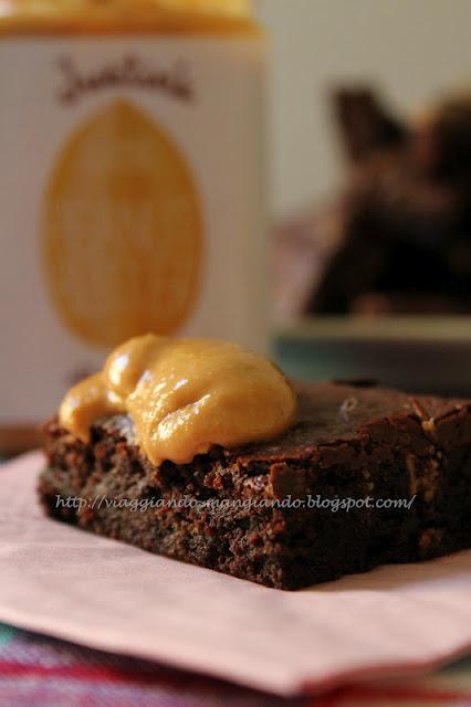 PEANUT BUTTER BROWNIES