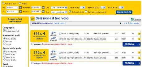 Offerta United: Dublino-USA a partire da 315 Euro a/r!