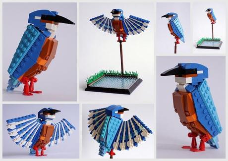 Gli uccelli Lego di Thomas Poulsom