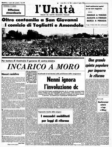 L'Unità 4 luglio 1964