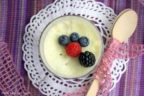 Coppette al lime e frutti di bosco...e sono tornata