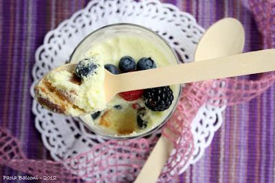 Coppette al lime e frutti di bosco...e sono tornata